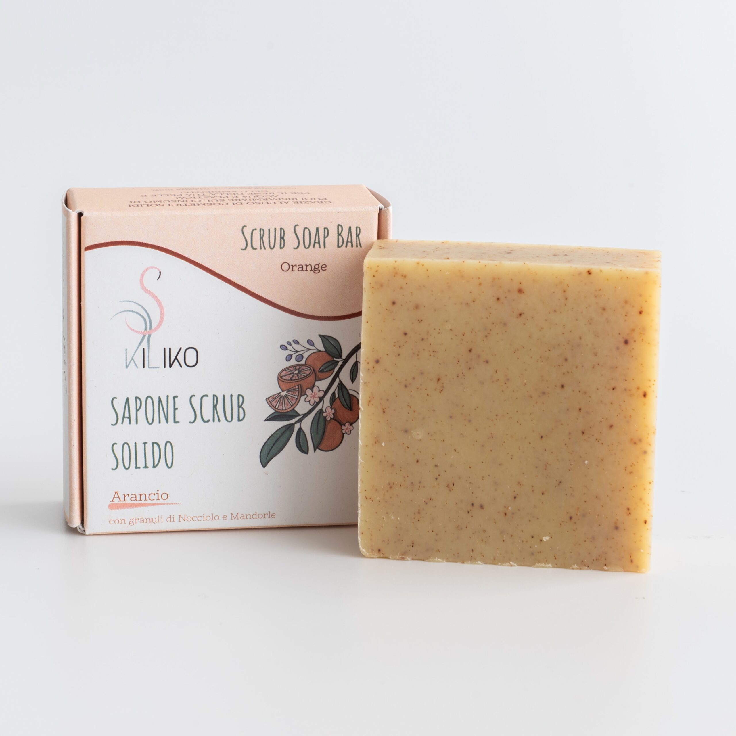 ARANCIO CON GRANULI DI NOCCIOLO E MANDORLE - Kiliko